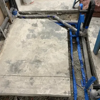 GB Plumbing installing a tankless water heater in a Burlingame CA home