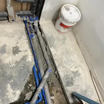 Repiping project completed by GB Plumbing in Burlingame CA