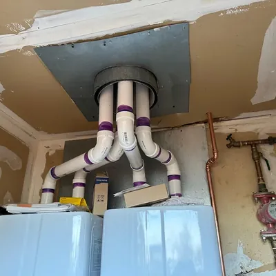 GB Plumbing completing a commercial plumbing job in the Bay Area